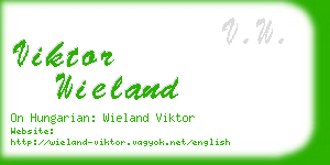 viktor wieland business card